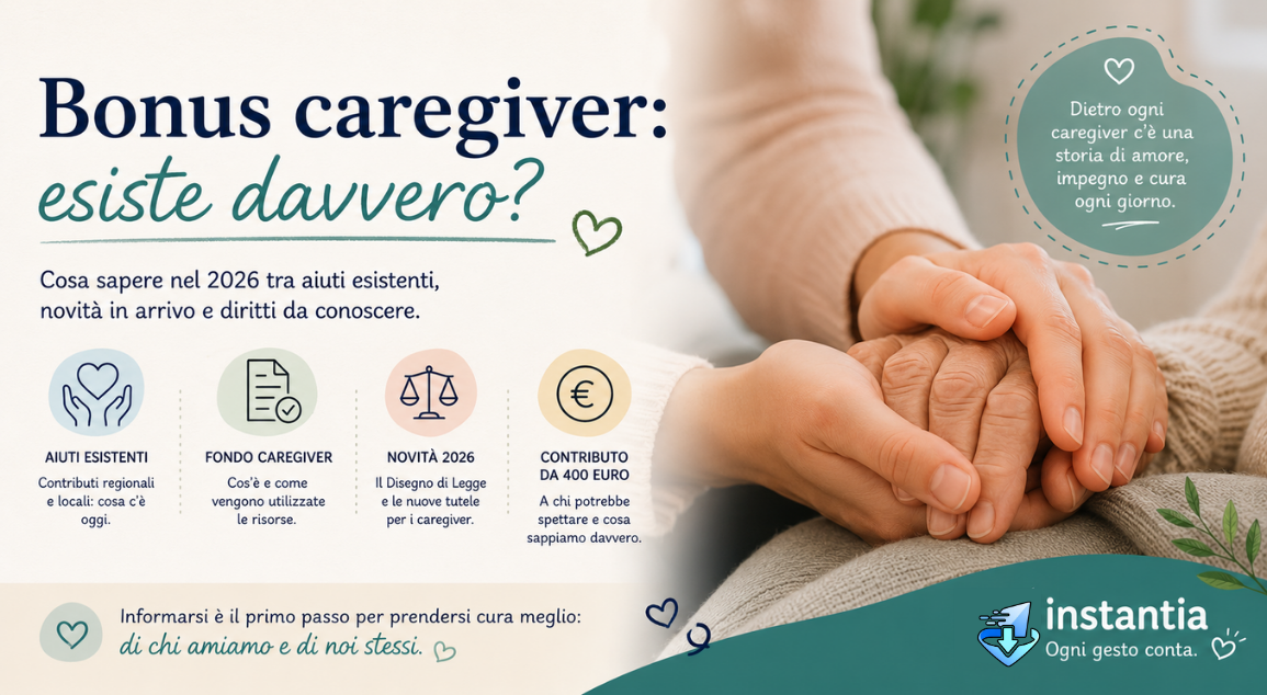 Esiste davvero un bonus caregiver nazionale?