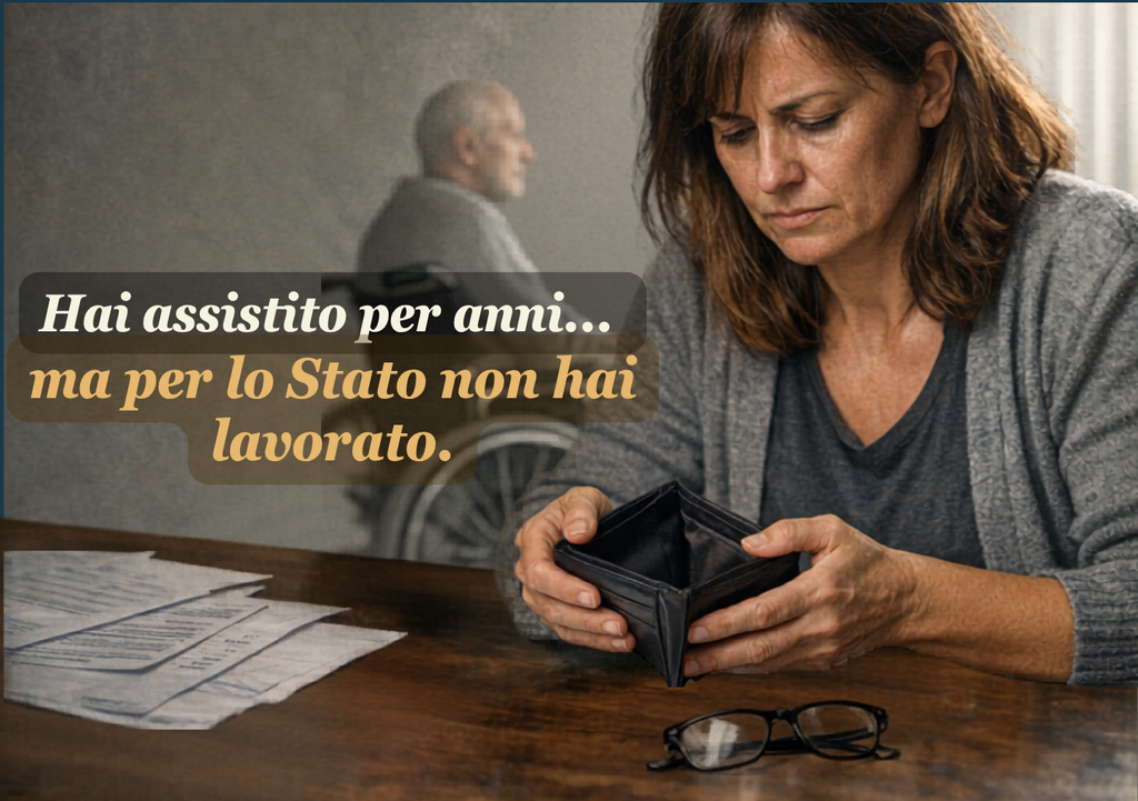 Hai assistito per anni… ma per lo Stato non hai lavorato
