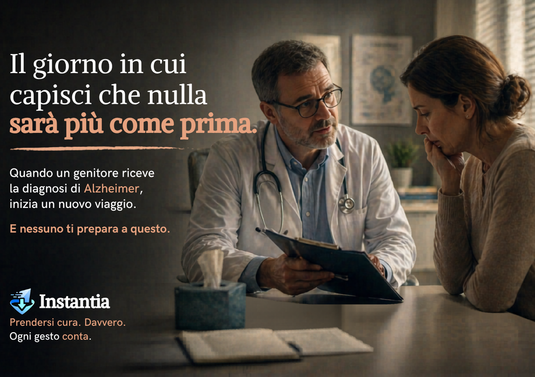 Quando un genitore riceve la diagnosi di Alzheimer è il giorno in cui capisci che nulla sarà più come prima.