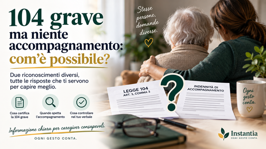 104 grave ma niente accompagnamento: com’è possibile?