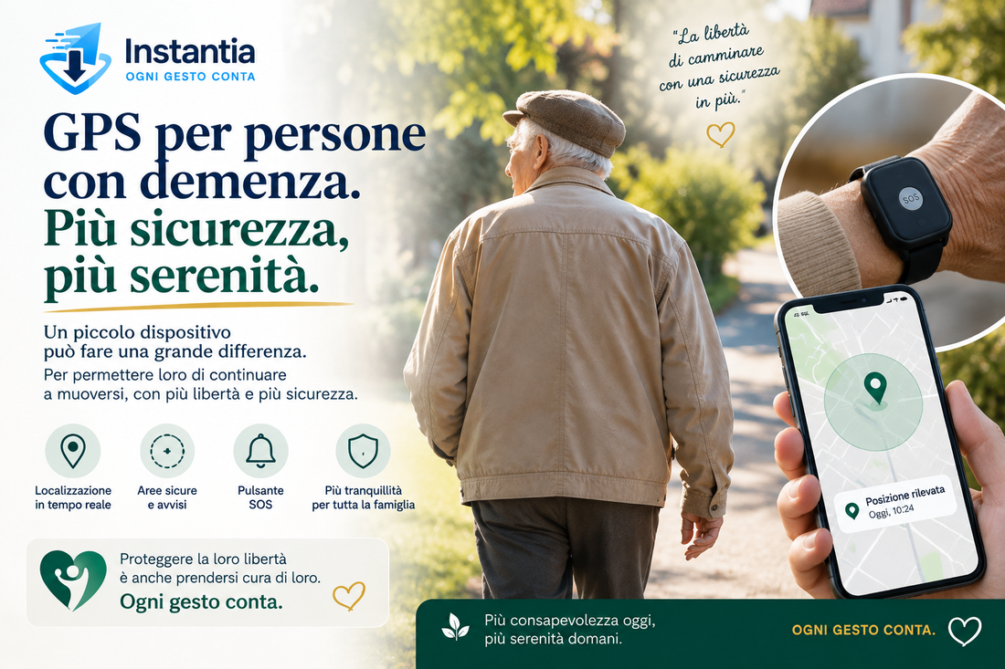 GPS e demenza: può aiutare a non perdere una persona?