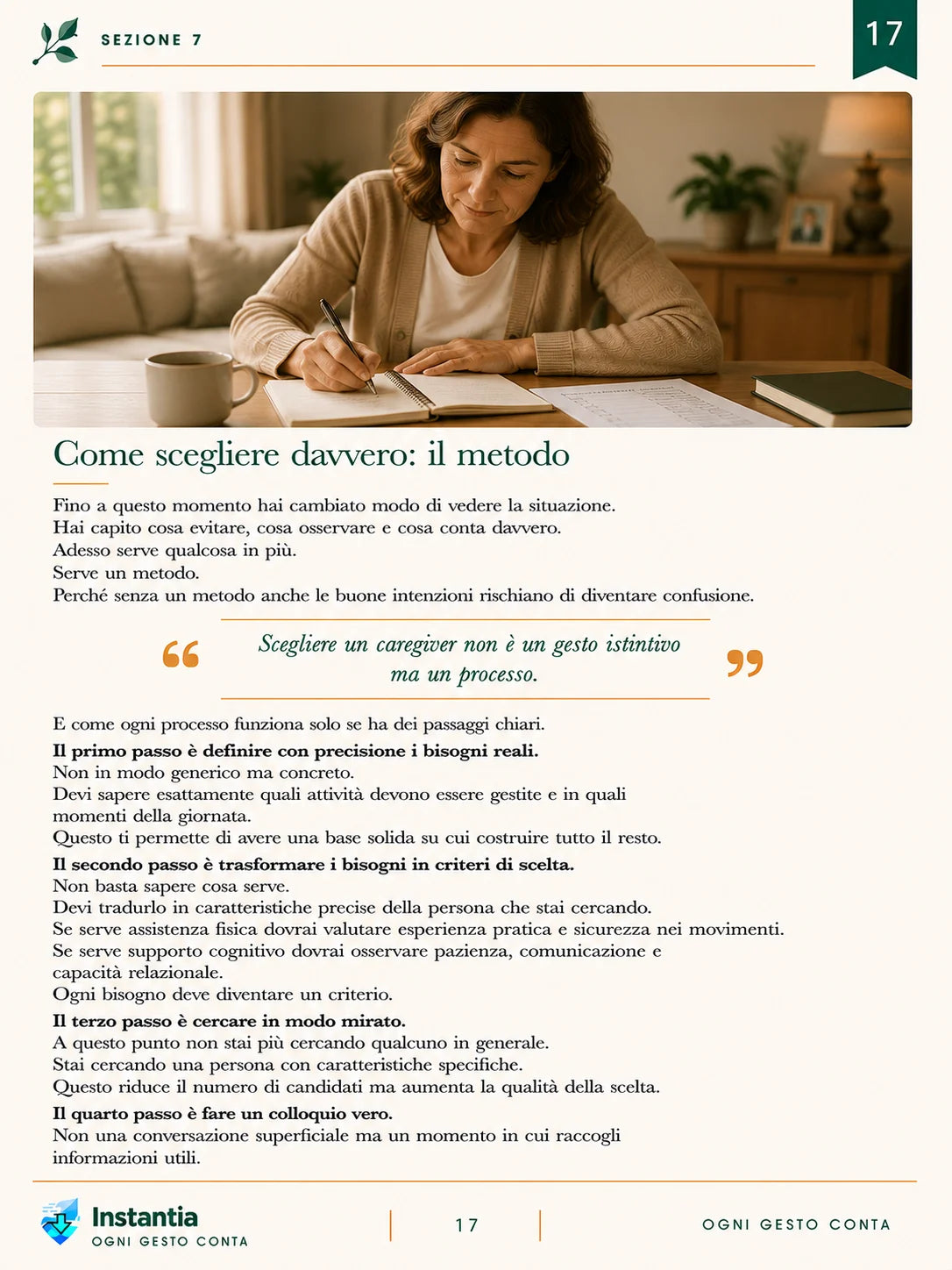 Scegliere con Cura | Guida per scegliere il caregiver giusto